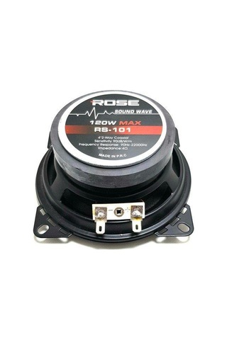 Rose 10Cm 120Watt Tweeterli Oto Hoparlör - 1Adet