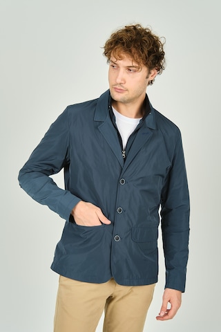 Daynax Erkek Çift Yaka Detaylı Düğme Kapamalı Ceket Mont 4900 Indigo Indigo İndigo