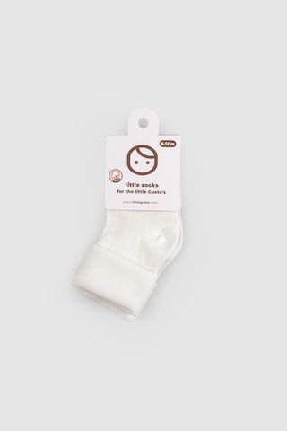 Organik Bebek Çorabı Ekru Ekru