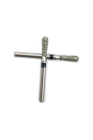 10 Adet Elmas Burs Diş Fg 1.6mm Yüksek Hızlı Matkaplar Parlatma Pürüzsüzleştirici Diş Parlatıcılar Ex-20s