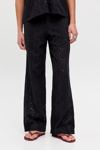 Jjxx Kadın Jxmıllıe Dantel Detaylı Elastik Bel Bantlı %100 Pamuk Pantolon 12271700 Siyah Siyah