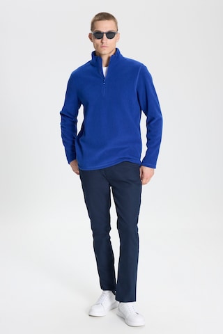 AC&Co / Altınyıldız Classics Anti-Pilling Tüylenme Yapmayan Bato Yaka Erkek Polar Sweatshirt 4A5221100016SKSS Karamel