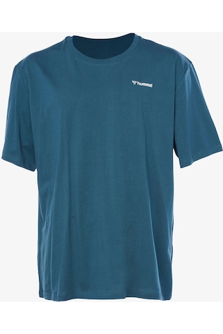 Hummel Hmlandre Oversize Erkek Mavi T-shirt 911880-7511 Mavi