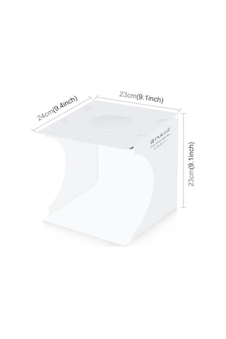 Puluz Pu5029 2 Ledli 23x24cm İki Fonlu Çantalı Fotograf Ürün Çekim Çadırı Kutusu Light Box