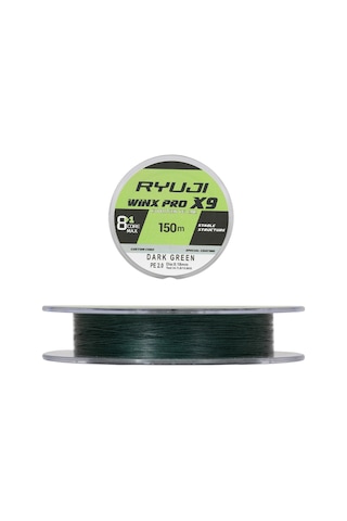 Ryuji Win-x Pro 9b Dark Green 150m İp Misina 0,18mm 0,18mm