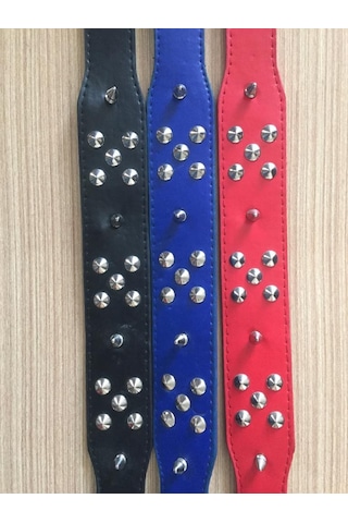 Cadopet Ayarlanabilir Köpek Boyun Tasması Çok Renkli 3 x 60 CM Siyah M - L
