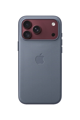 Apple iPhone Uyumlu 18 Pro Max Magsafe Özellikli Tech Dokuma Kılıf Mkdr4zm/a - Şambre Mavisi