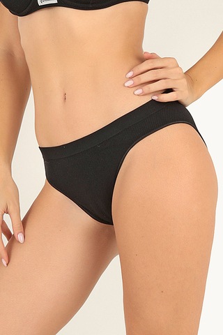 Doremi Seamless Normal Bel Kadın Slip Siyah