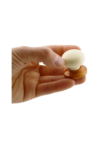 8 Adet Kamelya Kulp Krem Polimer Düğme Kulp Bakır Tablalı Mobilya Mutfak Dolabı Çekmece Kulbu Kulpları