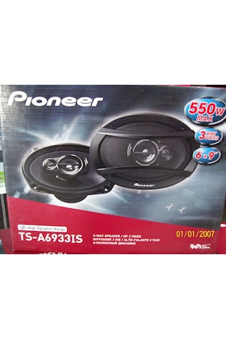 Pioneer Ts-A6933İs Oval 550 Wat 6X9 Oto Hoparlör 3 Yollu