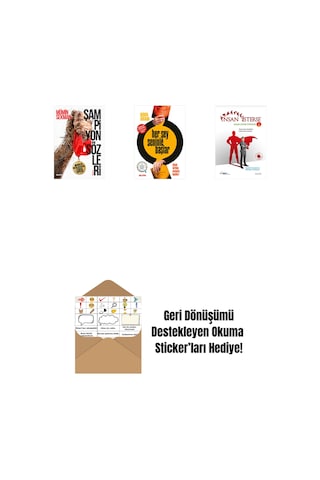 Şampiyon Sözleri + Her Şey Seninle Başlar + İnsan İsterse - Azmin Zaferi Öyküleri 5 + Okuma Sticker'ları