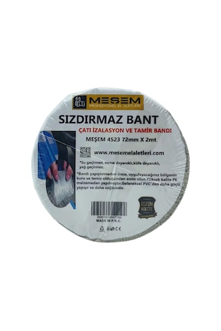 Meşem 72mm X 2mt Sızdırmazlık Bant Sakız Bant Çamur Bant Kod:4523