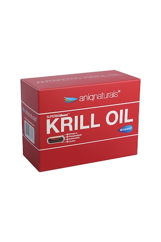 Aniqnaturals Superbaboost Krill Oil Yağı Super Omega3 Kaynağı 60 Licaps