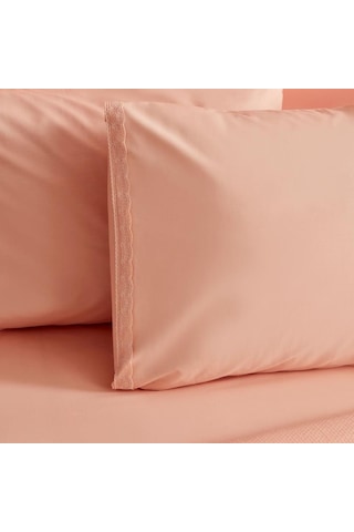 Karaca Home Alia Somon %100 Pamuk Fistolu Çift Kişilik Pike Takımı Somon