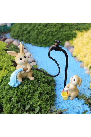 Suntek Paskalya Tavşanı Minyatür Figürleri Reçine Küçük
