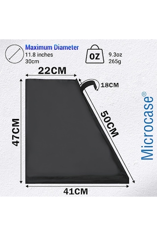 Microcase Elektrikli Araçlar İçin Şarj Soket Yağmurluk Yağmur Toz Koruma Brandası Siyah Al5423 Genel