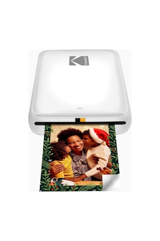 Kodak Step Zınk 2x3 Taşınabilir Mobil Fotoğraf Yazıcısı Lazer Yazıcılar Beyaz
