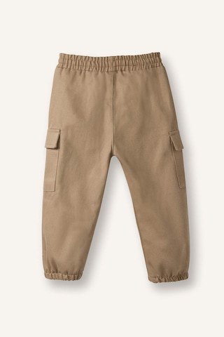 Defacto Erkek Bebek Kargo Fit Jogger Paça Gabardin Pantolon G6429a526spbg315 Bej-bg315