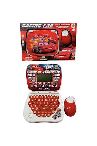 Eğitici Oyuncak Laptop 100 Fonksiyonlu Şimşek Mcqueen Ingilizce Ve Türkçe Çocuk Bilgisayarı