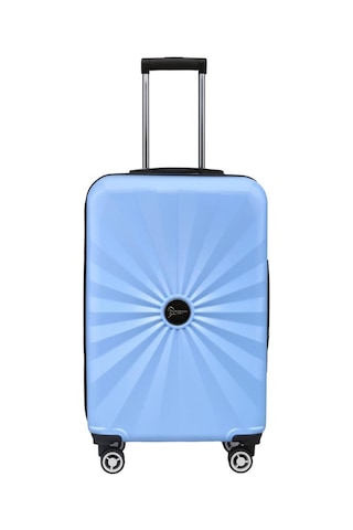 Büyük Boy %100 Polikarbon Valiz 4x2 Teker Mavi 1809 Mavi