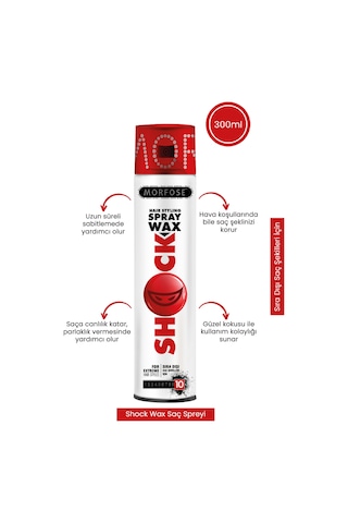 Morfose Shock Saç Spreyi 300 ML
