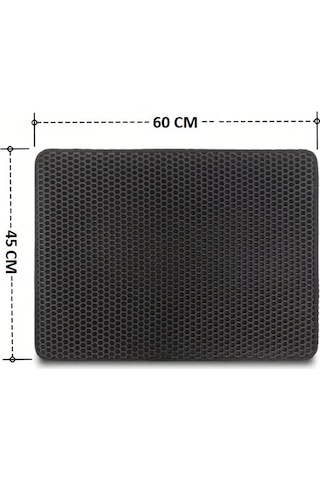 Cateva Kedi Kumu Paspası 60x45 Cm Çift Taraflı Su Geçirmez