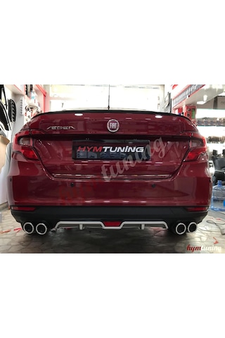 Fiat Egea Sd Spoiler Bagaj Üstü Çıta. Parlak Siyah