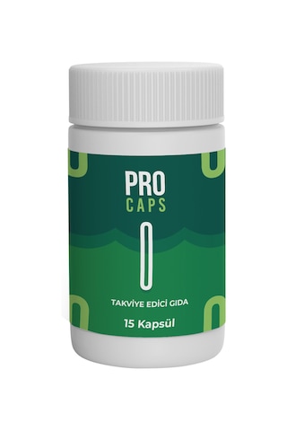 Pro Caps 0  Destek Takviye Edici GIda 15 Kapsül