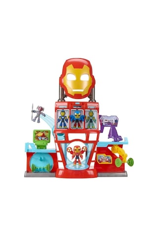 Marvel Iron Man And His Awesome Friends Iron Quarters Oyun Seti G1259