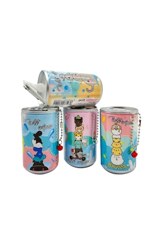 New-max Sevimli Hayvanlar Aksesuarlı Islak Mendil 4'lü Paket Toplam 96 Yaprak 24 4