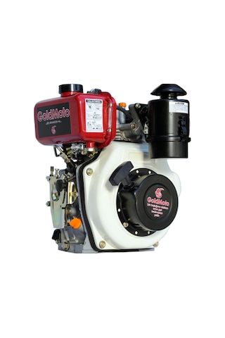 Goldmoto Gm186fa-b Dizel Motor 10 Hp İpli Krank Mili Konik