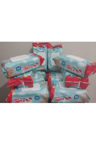 Baby Turco Islak Havlu Mendil 90Lı 12 Paket