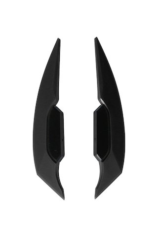 Reedark Motorcycle Atv Elektrikli Bisiklet Ön Kanat Kanatçık Abs Malzeme Spor Stili Evrensel Uyumlu Direk Yapıştırmalı 2 Adet Siyah Siyah