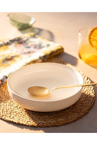 Grasse Yemek Tabağı - Krem Ekru