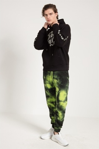 Jahr Marc Batik Yıkamalı Yeşil Erkek Eşofman Altı Yeşil