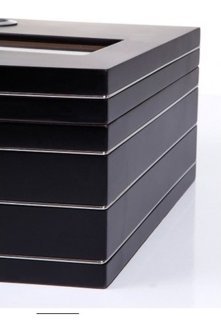 Parmida Humidor Puro Saklama Kutusu - Siyah 0162