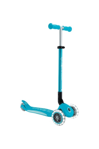 Globber Elite Deluxe Işıklı Scooter - Mavi