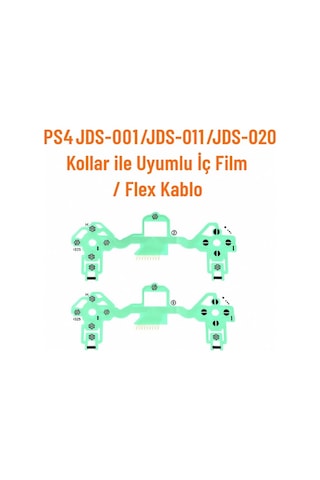 Ps4 Jds 001 010 020 Kollar İle Uyumlu Flex İç Film