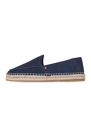 Tommy Hilfiger Hılfıger Flex Espa Suede Loafer Erkek Mavi Günlük Ayakkabı - Fm0fm05392
