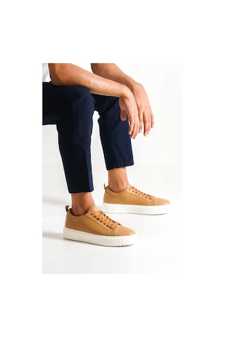Mubiano Hakiki Deri M3-n Nude Erkek Spor Ayakkabı & Sneaker Ten