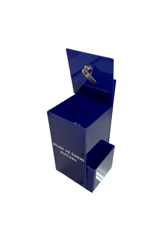 Mavi Masa Ve Duvar Tip Dilek Öneri Kutusu