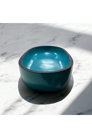 Dekor Dekoratif Tepsi Şık & Modern , Mum Kasesi, Orta Sehpa Obje Çok Amaclı Kase 3