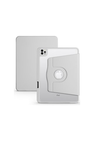 Apple Uyumlu iPad, Air 10.9 2022 5.nesil Kılıf Termik Kalem Bölmeli Dönebilen Standlı Kılıf