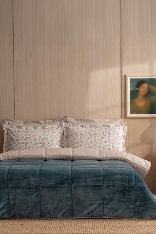 Puffy Wels Çift Kişilik Threefy Uyku Seti - Mavi