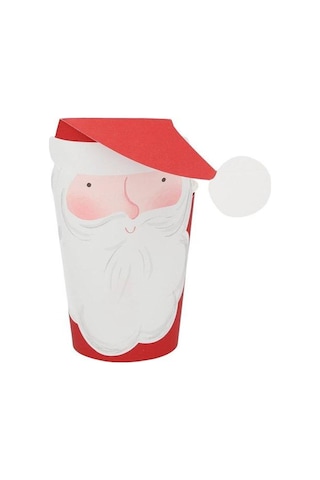 Meri Meri - Jolly Santa Cups - Noel Baba Bardaklar
