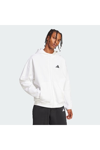 Adidas Future Icons Small Logo Full-zip Erkek Sweatshirt C-adıjd4944e50a00 Beyaz