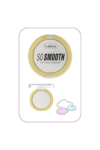 Callista So Smooth Setting Powder Makyaj Sabitleyici Toz Pudra - 01 Bake Me Up - Transparan