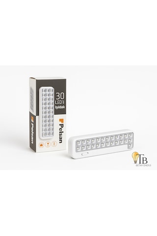 Pelsan 30 Led Li Şarjlı Işıldak Depo Ve Atölye İçin Güçlü Acil Aydınlatma 8 Saat Kesintisiz Işık 1