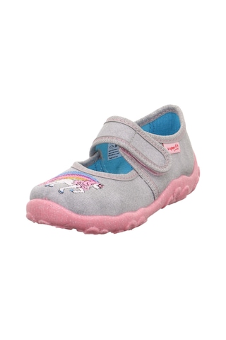Superfit Bonny Kız Çocuk Ev Kreş Ayakkabısı Unicorn - Gri 800282-2010 Gri