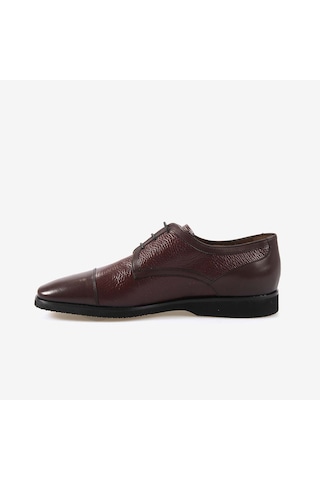 Mocassini Hakiki Geyik Derisi Erkek Klasik Ayakkabı 9101 Bordo Geyik-bordo Buffalo